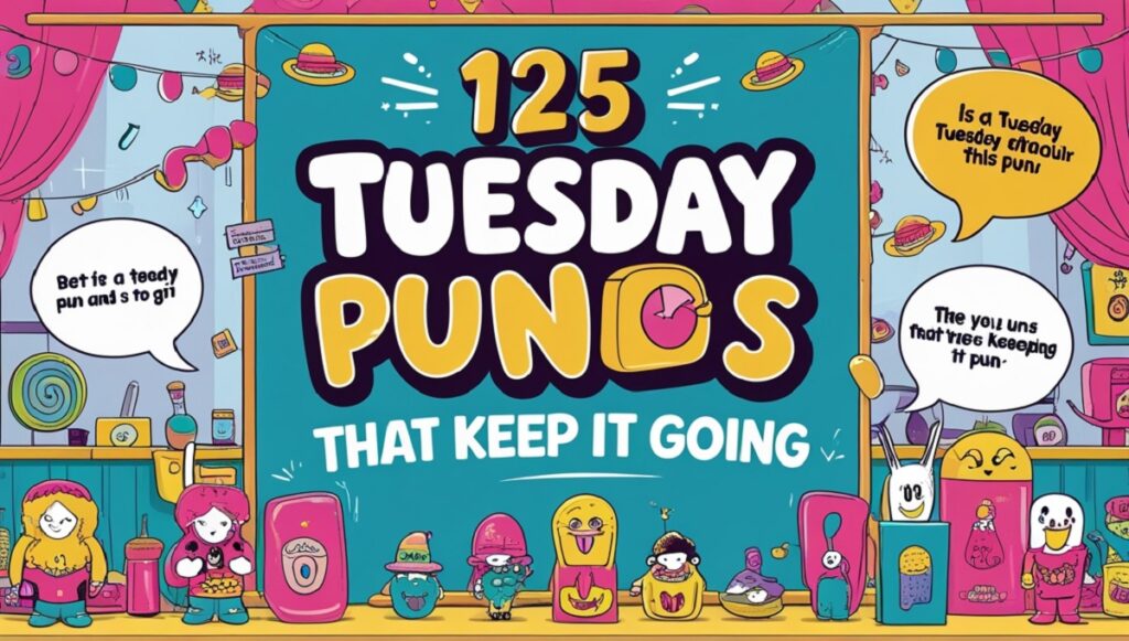 125 Tuesday Puns That Keep It Going 1