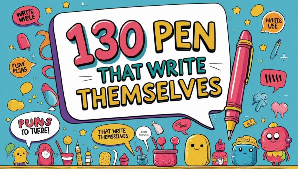 130 Pen Puns That Write Themselves 1