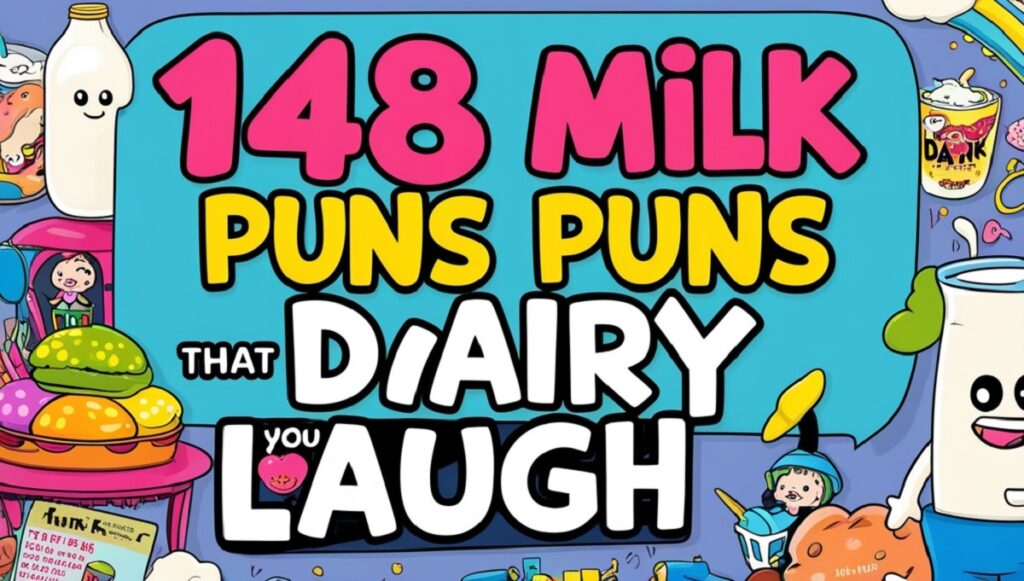 148 Milk Puns That Dairy You Laugh 1