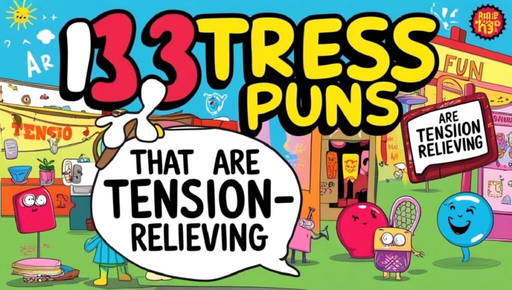 133 Stress Puns That Are Tension-relieving 1