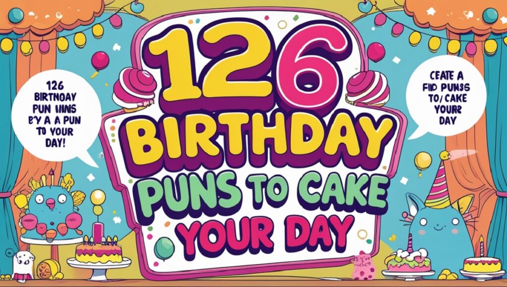 126 Birthday Puns To Cake Your Day 1