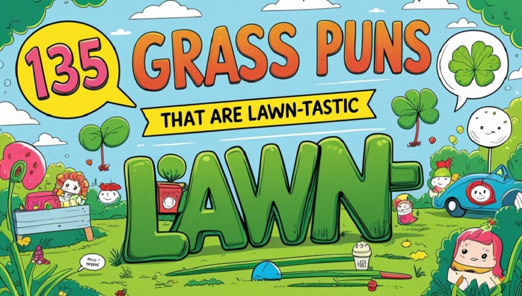 135 Grass Puns That Are Lawn-tastic 1