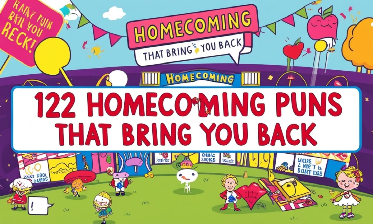 122 Homecoming Puns That Bring You Back
