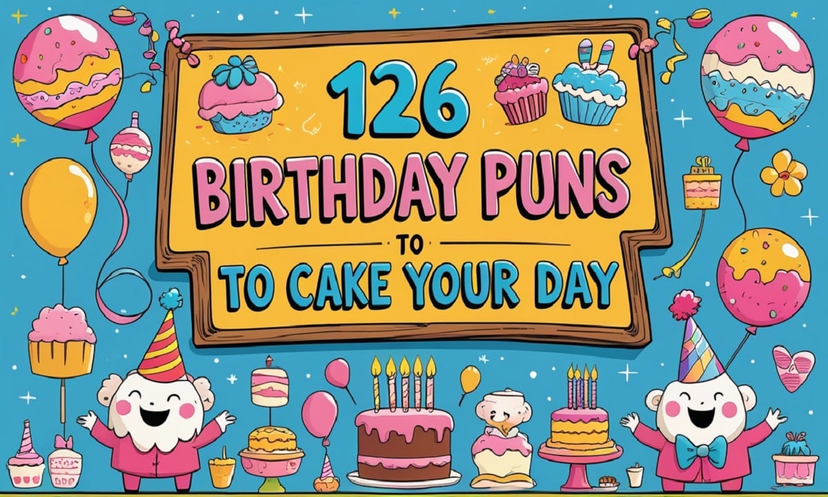 126 Birthday Puns To Cake Your Day