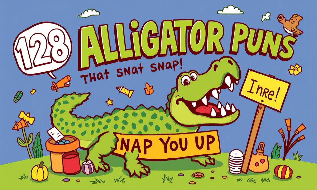 128 Alligator Puns That Snap You Up