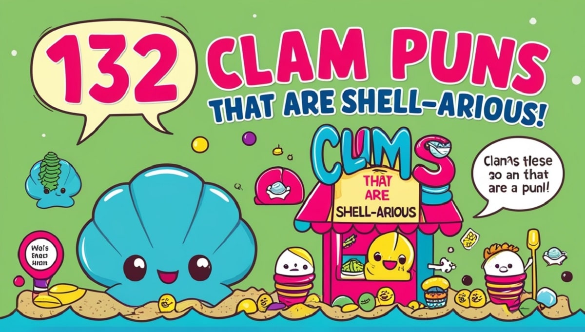 132 Clam Puns That Are Shell-arious