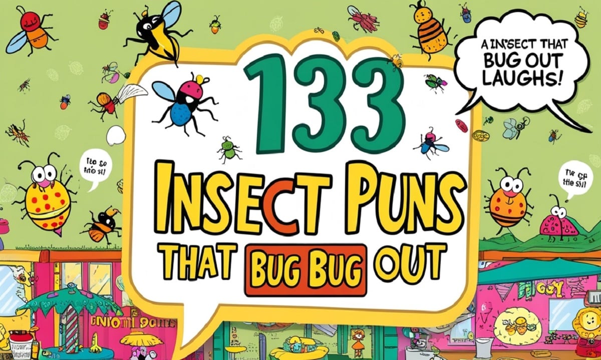 133 Insect Puns That Bug Out Laughs