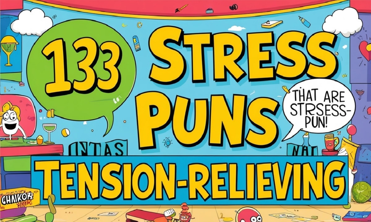 133 Stress Puns That Are Tension-relieving