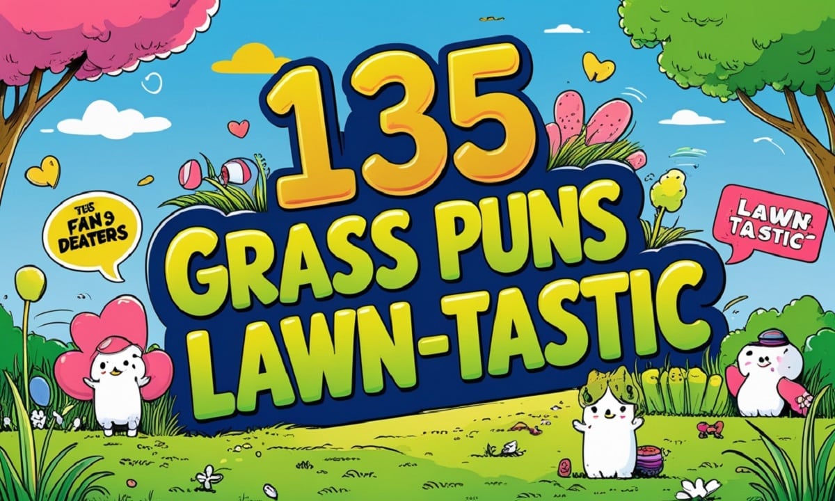 135 Grass Puns That Are Lawn-tastic