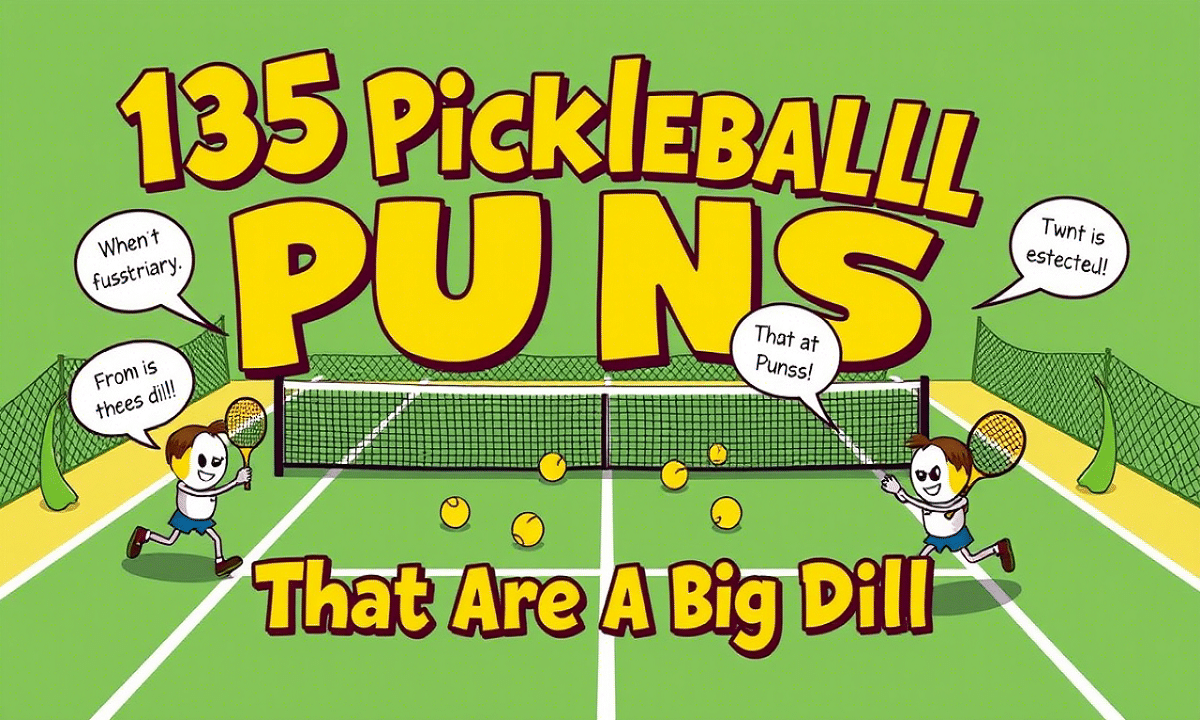135 Pickleball Puns That Are A Big Dill