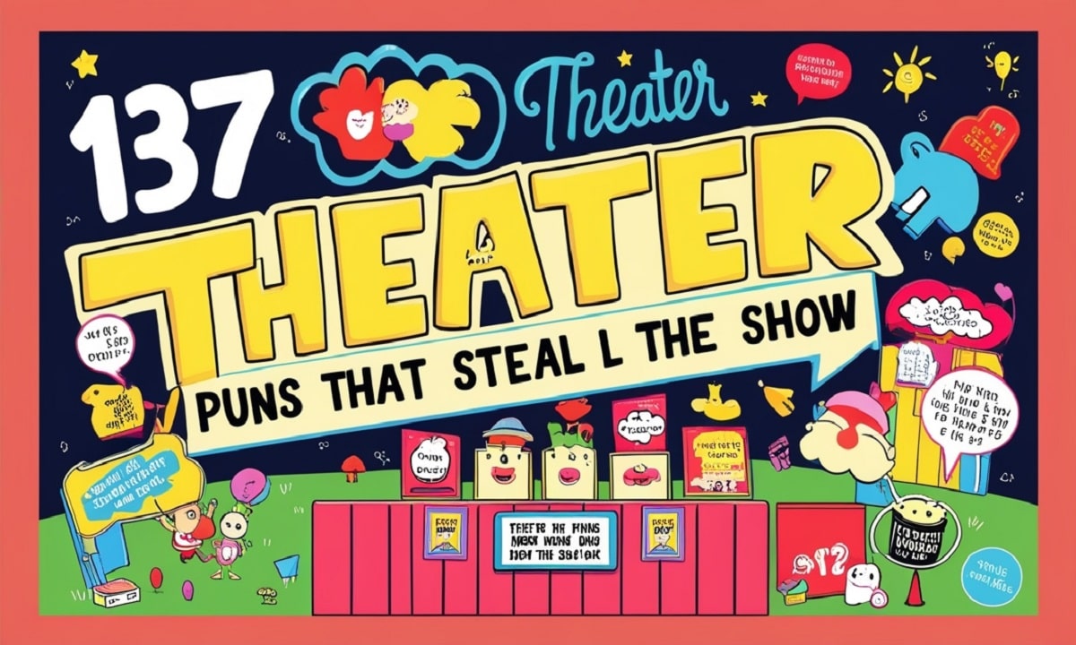 137 Theater Puns That Steal The Show