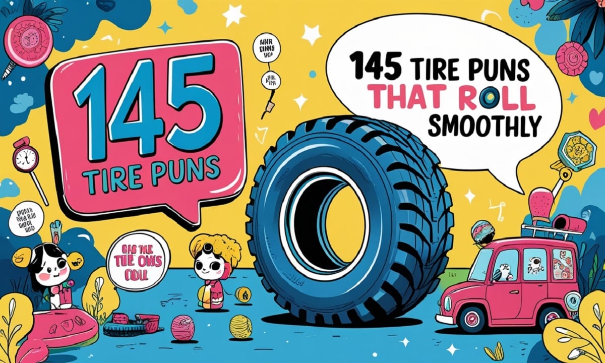 145 Tire Puns That Roll Smoothly