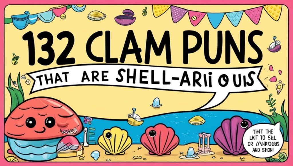 132 Clam Puns That Are Shell-arious 2