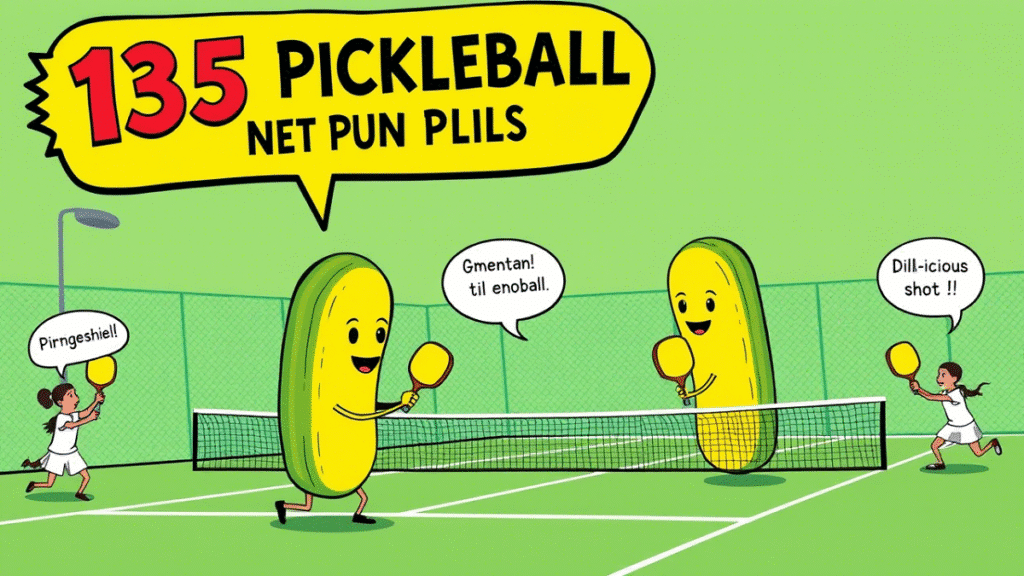 135 Pickleball Puns That Are A Big Dill 2
