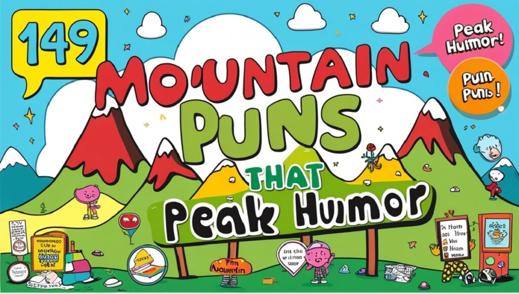 149 Mountain Puns That Peak Humor 2