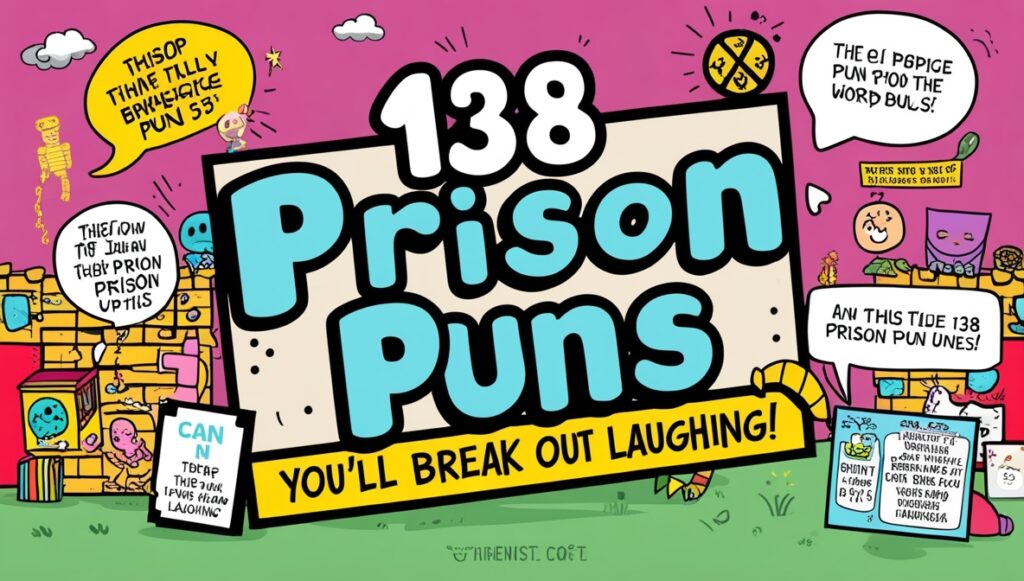 138 Prison Puns You’ll Break Out Laughing
1