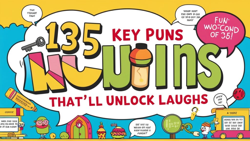135 Key Puns That’ll Unlock Laughs 1