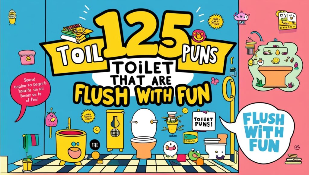 125 Toilet Puns That Are Flush With Fun 1