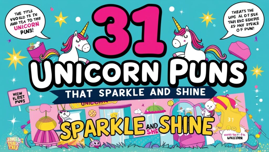 131 Unicorn Puns That Sparkle And Shine 1