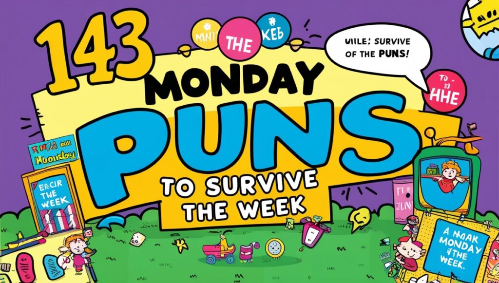 143 Monday Puns To Survive The Week 1