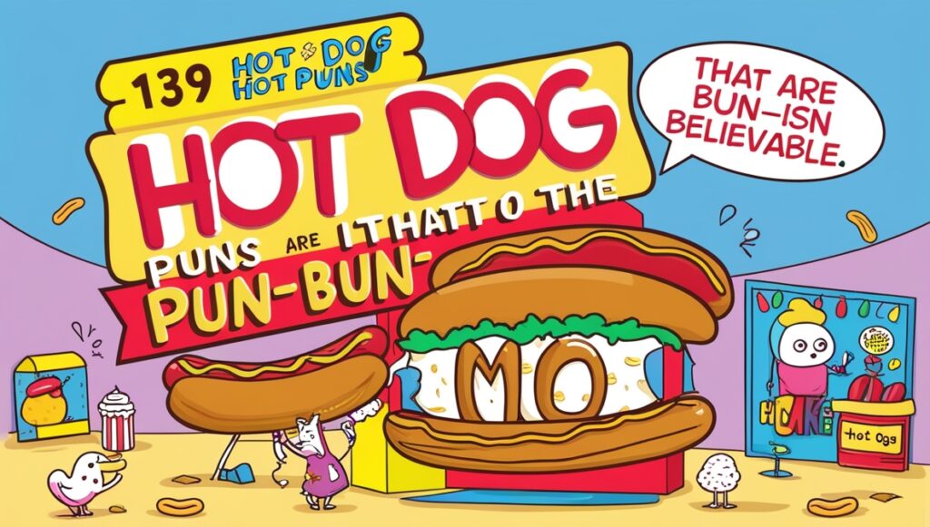 139 Hot Dog Puns That Are Bun-believable 1
