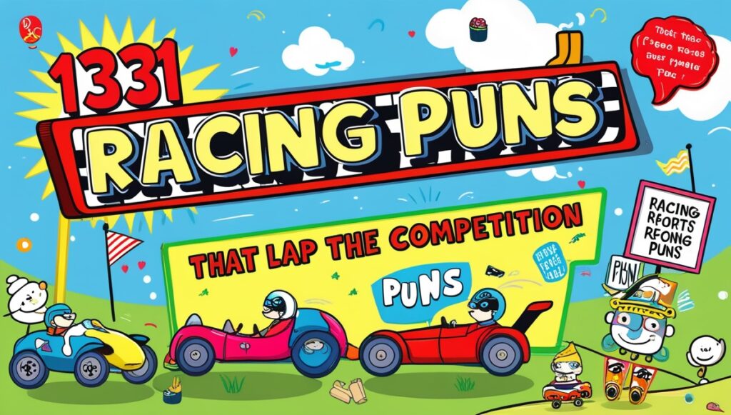 131 Racing Puns That Lap The Competition 1