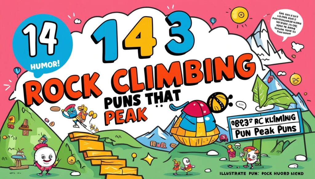 143 Rock Climbing Puns That Peak Humor 1