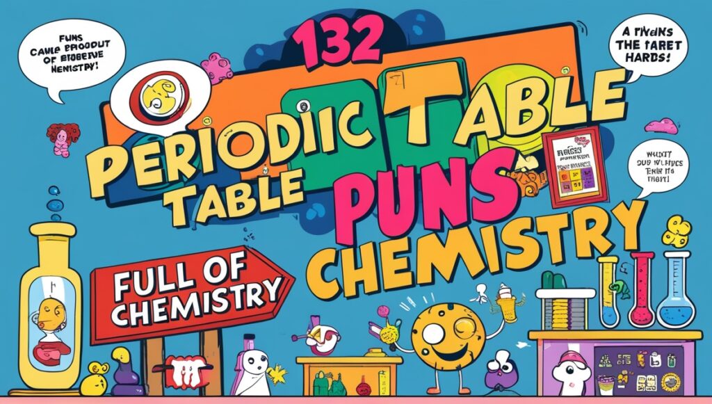 132 Periodic Table Puns Full Of Chemistry 1