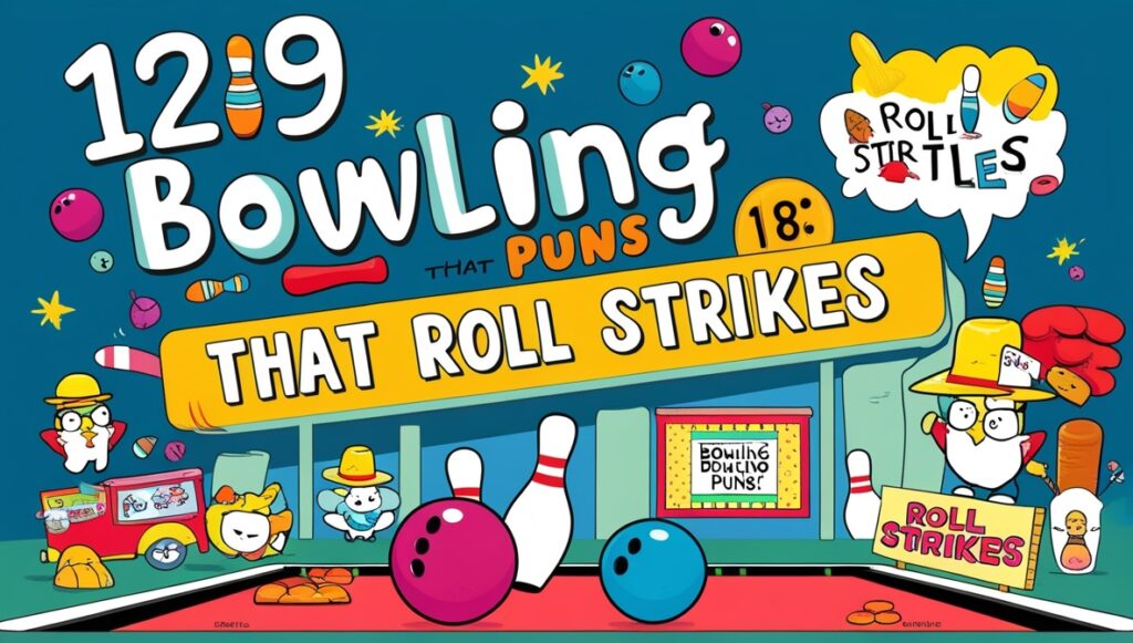 129 Bowling Puns That Roll Strikes 1