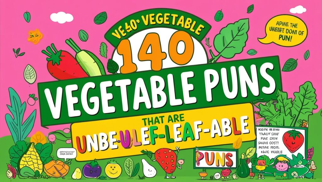 140 Vegetable Puns That Are Unbe-leaf-able 1