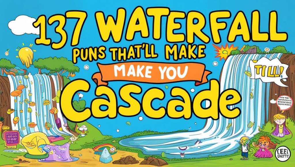 137 Waterfall Puns That’ll Make You Cascade 1