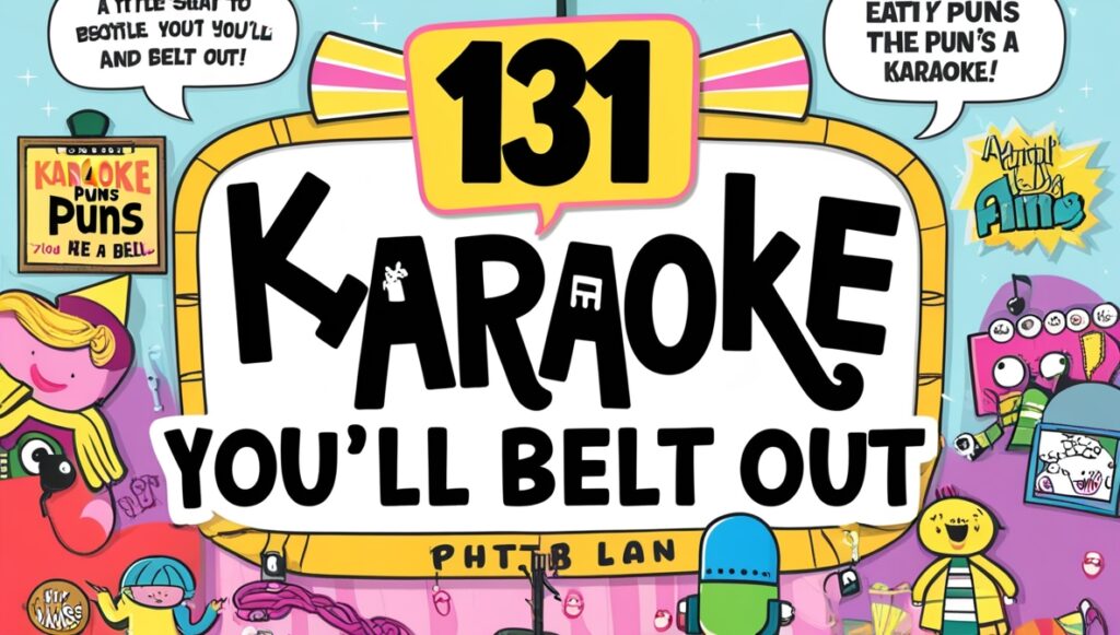 131 Karaoke Puns You’ll Belt Out 1
