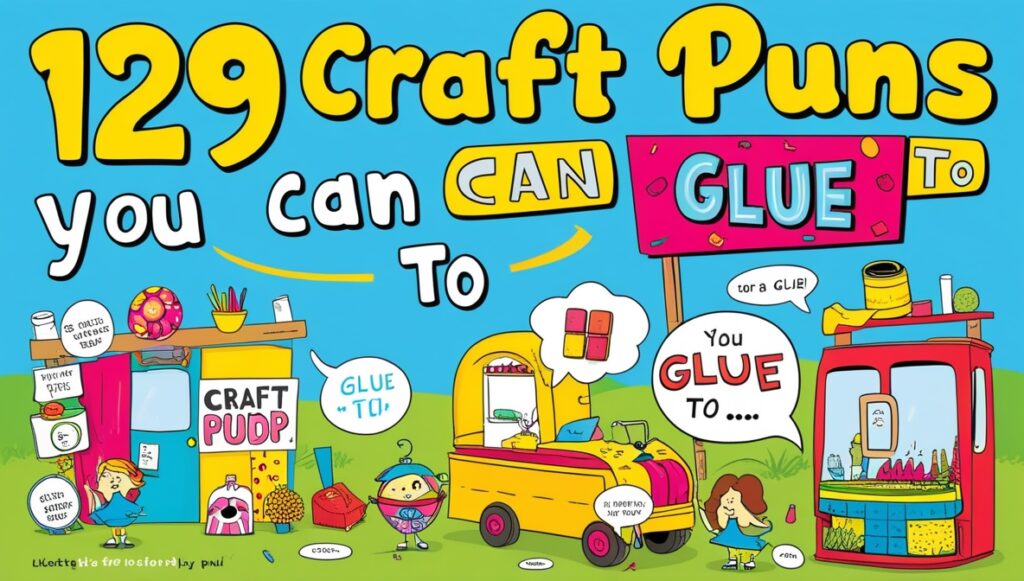 129 Craft Puns You Can Glue To 1