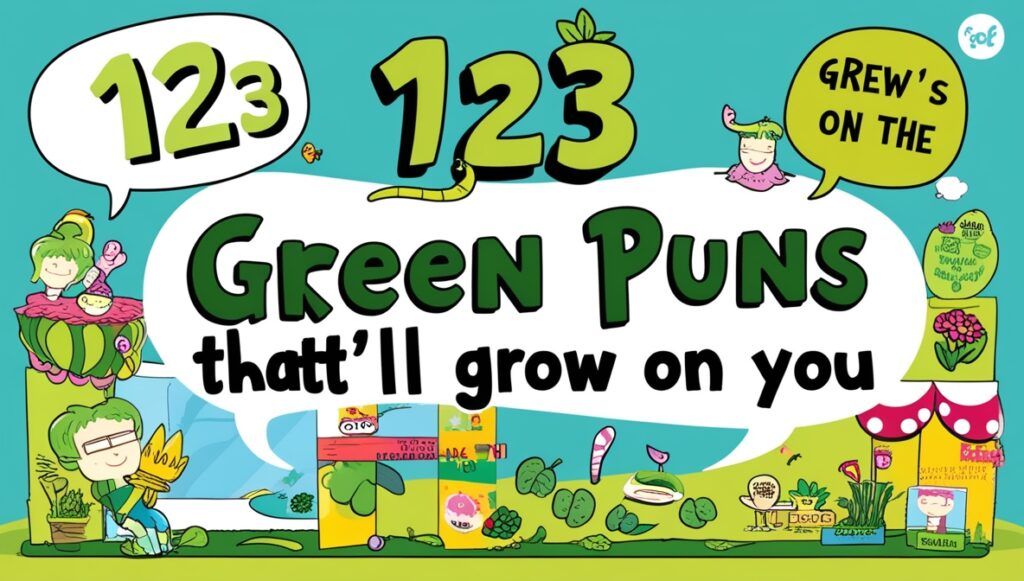 123 Green Puns That’ll Grow On You 1