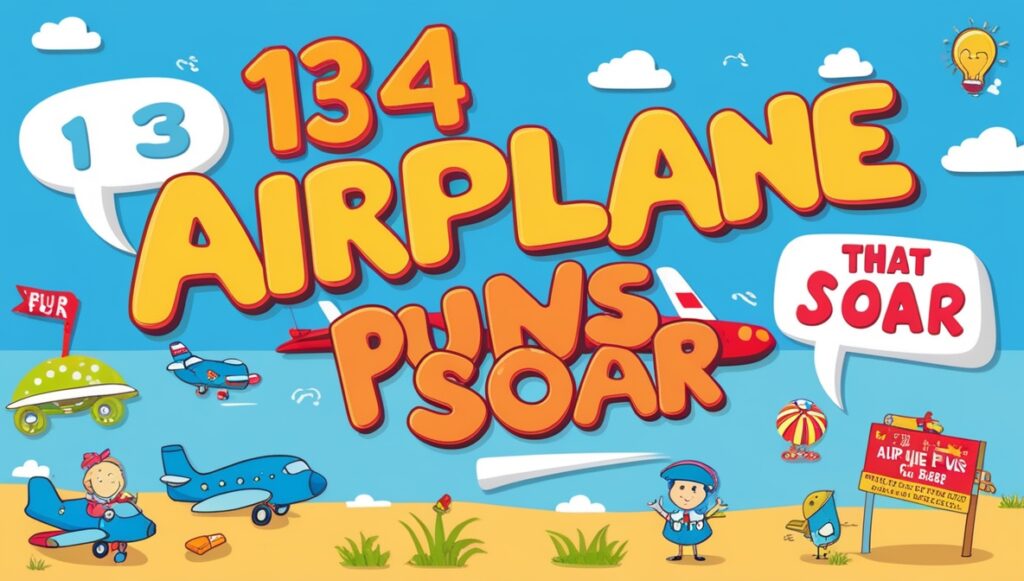 134 Airplane Puns That Soar 1