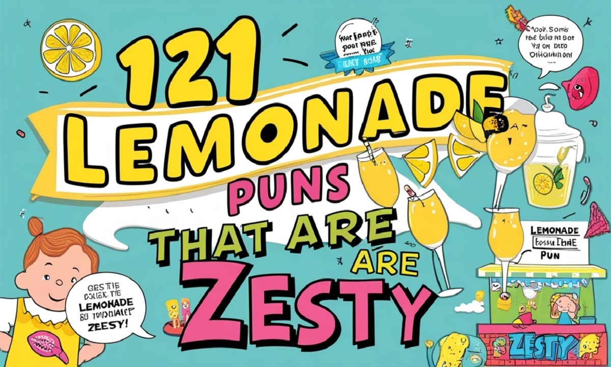 121 Lemonade Puns That Are Zesty