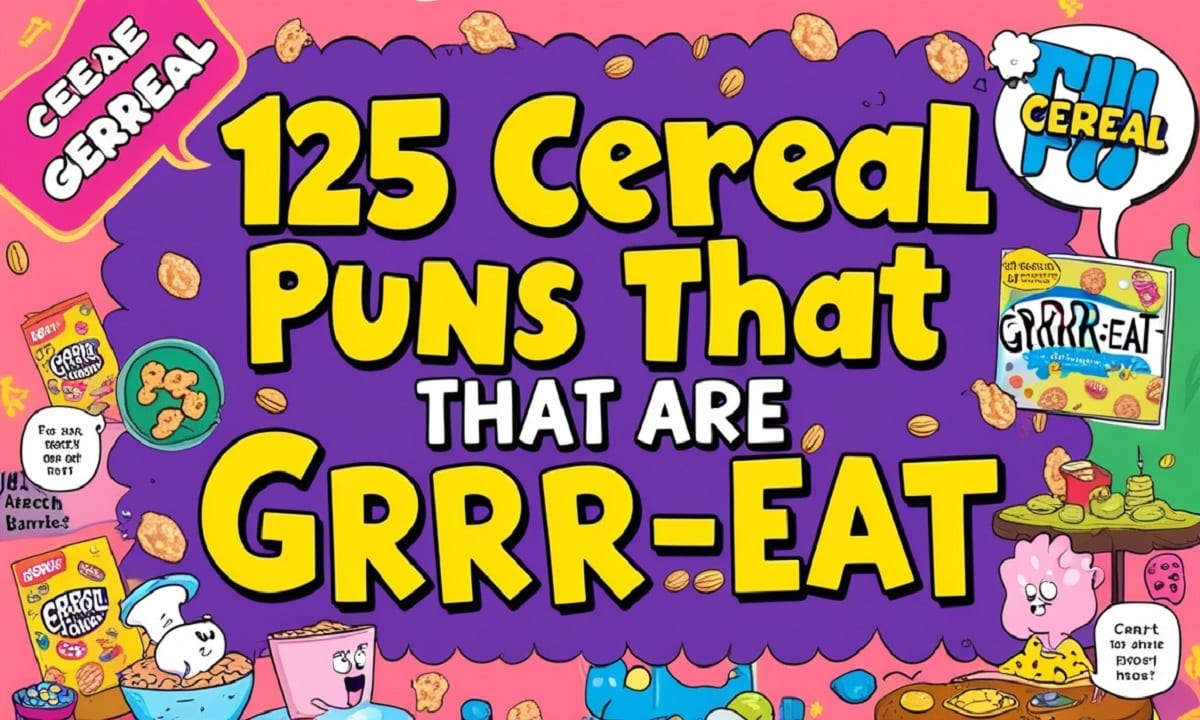 125 Cereal Puns That Are Grrr-eat