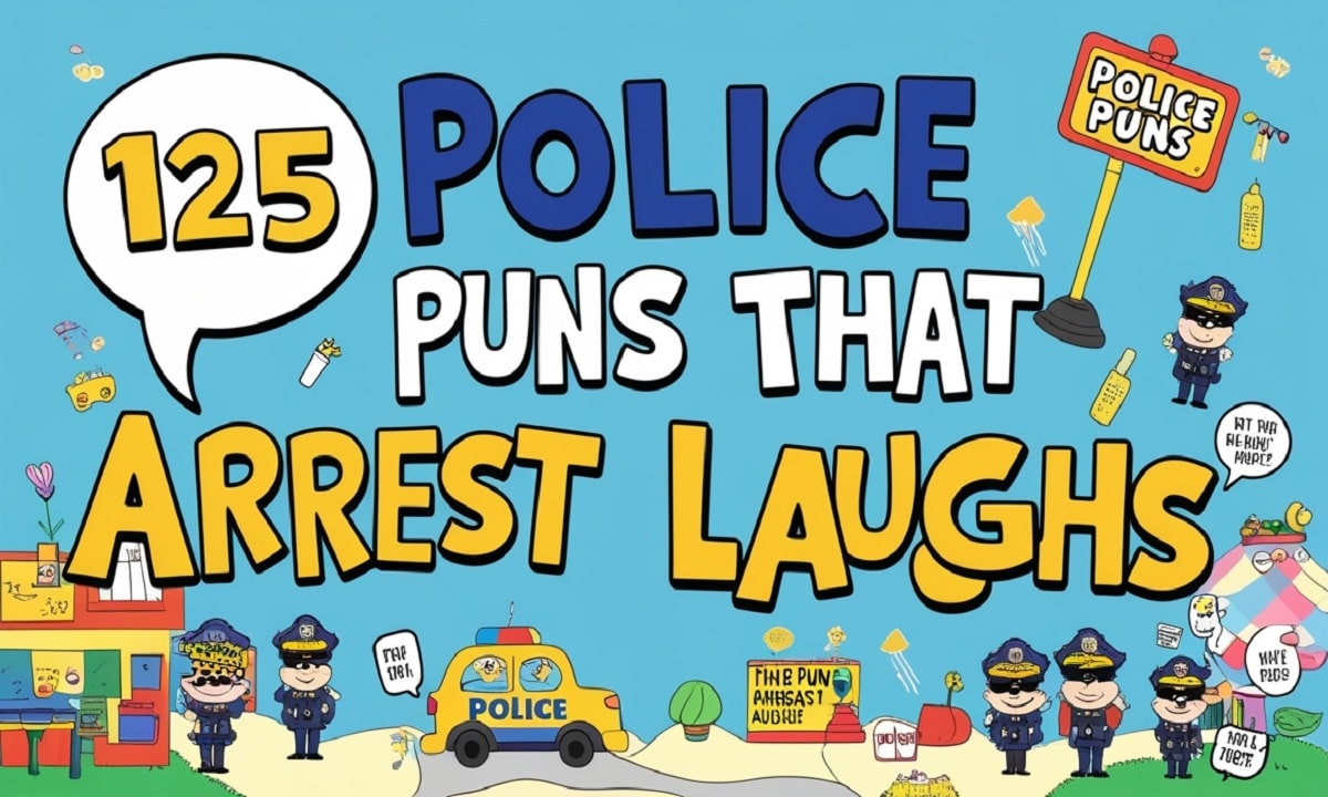 125 Police Puns That Arrest Laughs