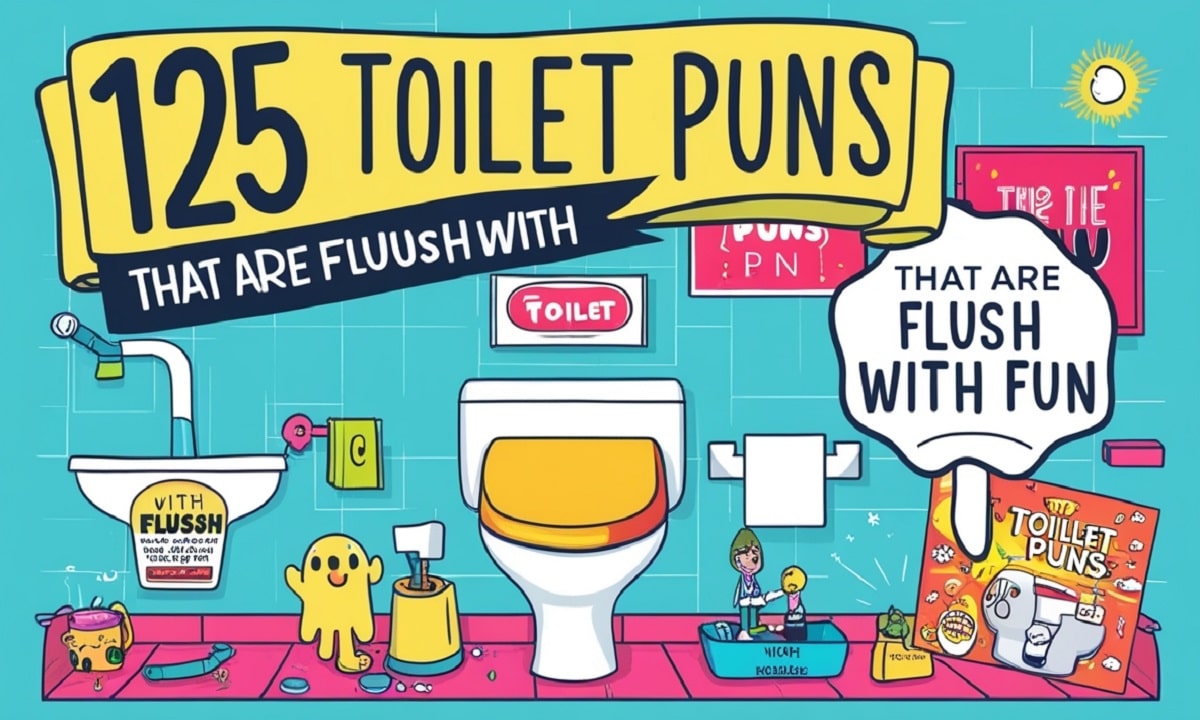 125 Toilet Puns That Are Flush With Fun