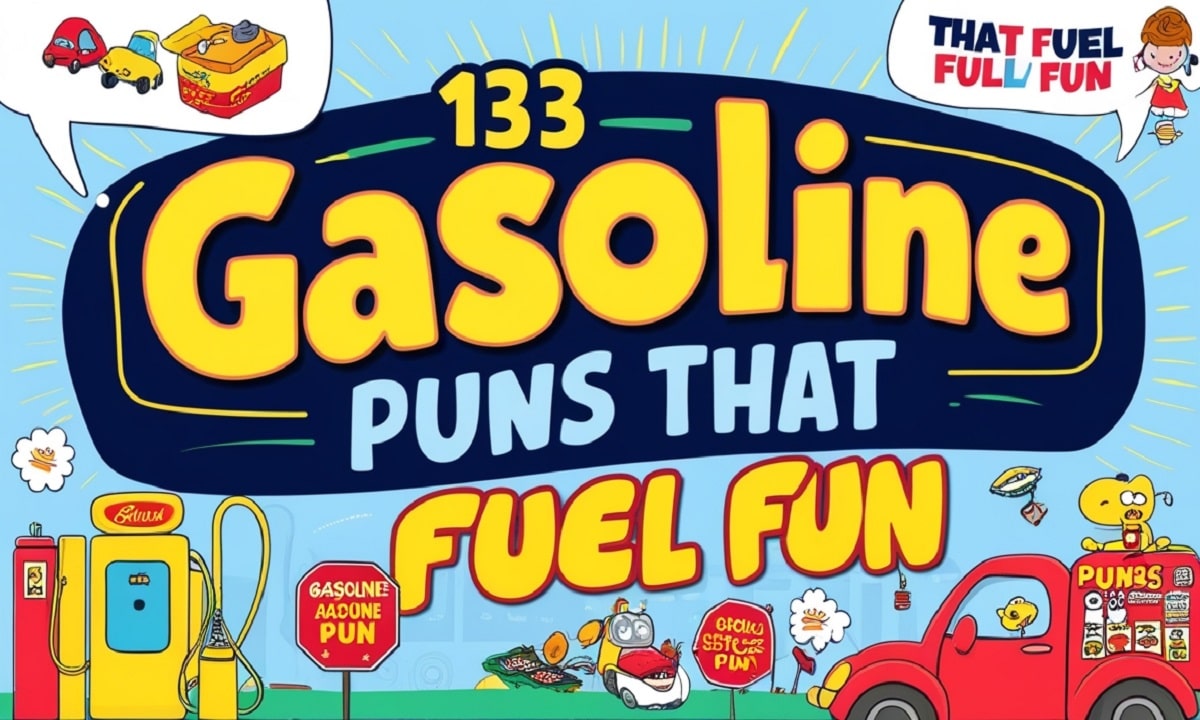 133 Gasoline Puns That Fuel Fun