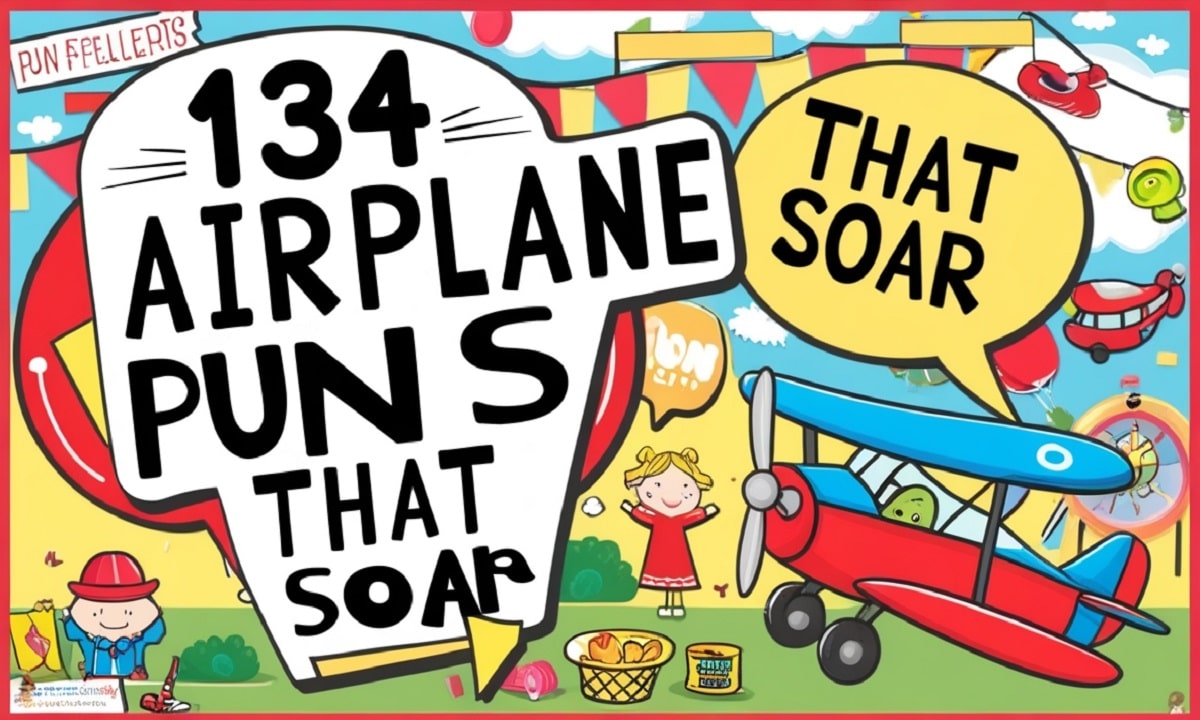 134 Airplane Puns That Soar