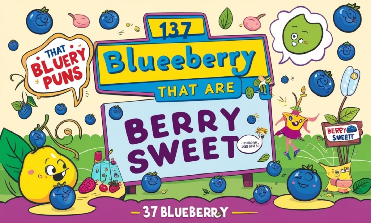 137 Blueberry Puns That Are Berry Sweet