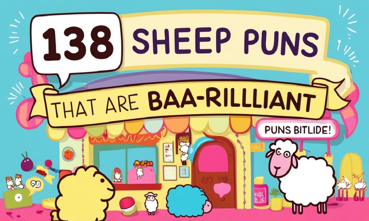 138 Sheep Puns That Are Baa-rilliant