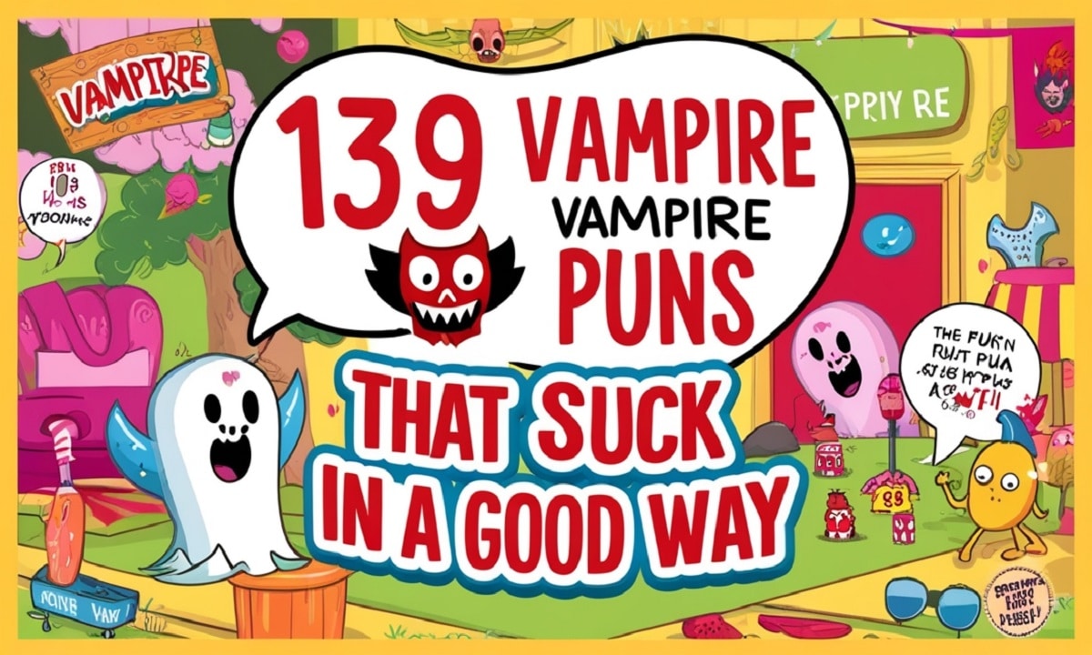 139 Vampire Puns That Suck In A Good Way
