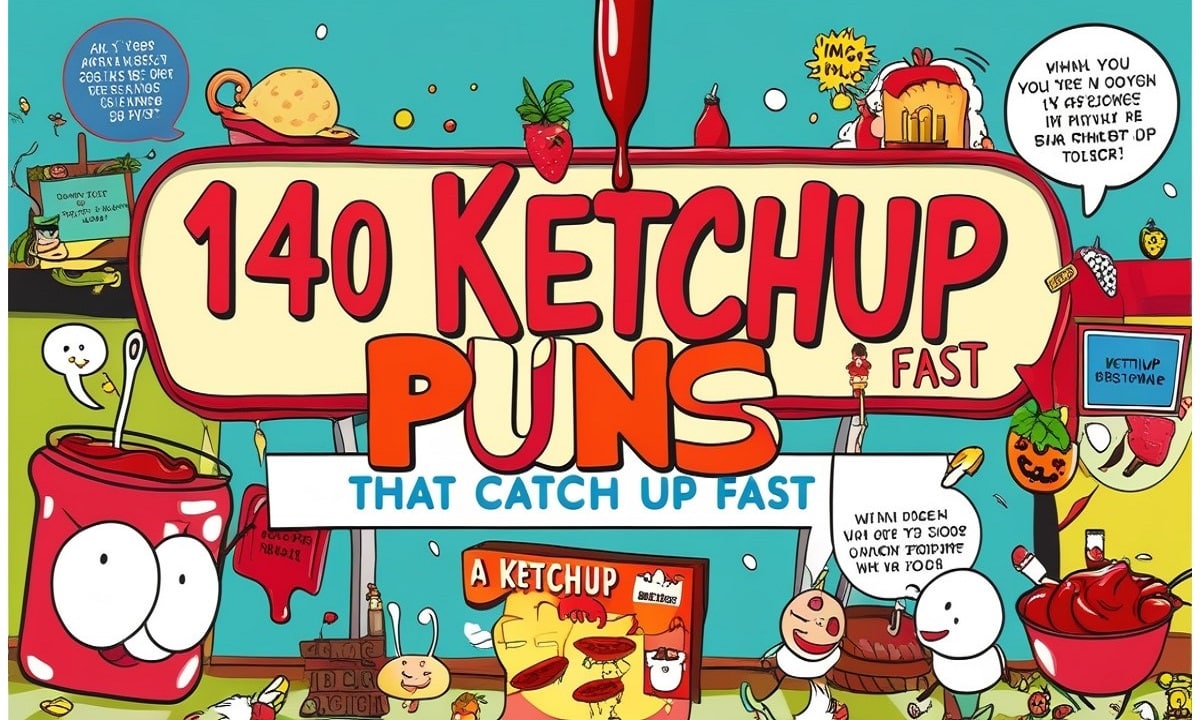 140 Ketchup Puns That Catch Up Fast