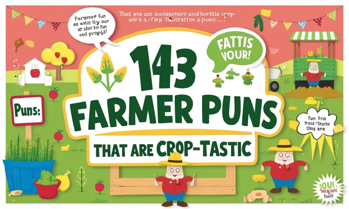 143 Farmer Puns That Are Crop-tastic