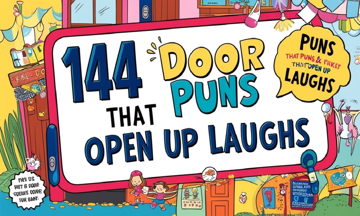 144 Door Puns That Open Up Laughs