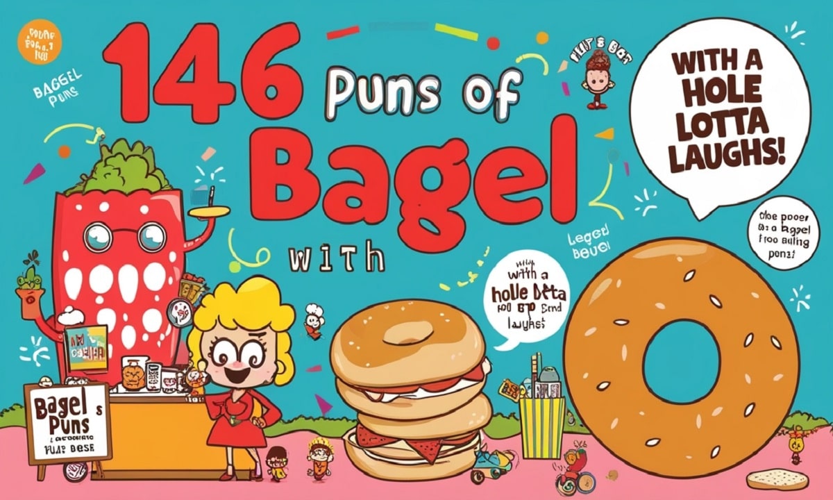 146 Bagel Puns With A Hole Lotta Laughs