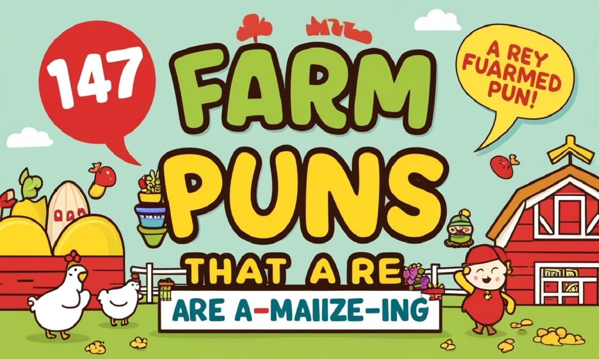 147 Farm Puns That Are A-maize-ing