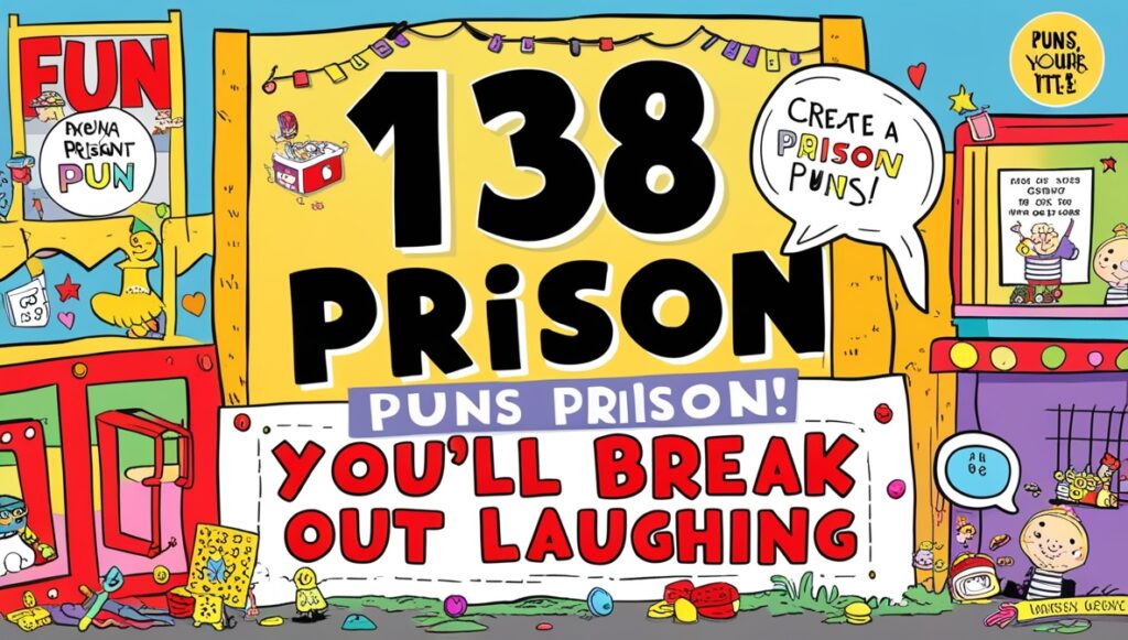 138 Prison Puns You’ll Break Out Laughing
2